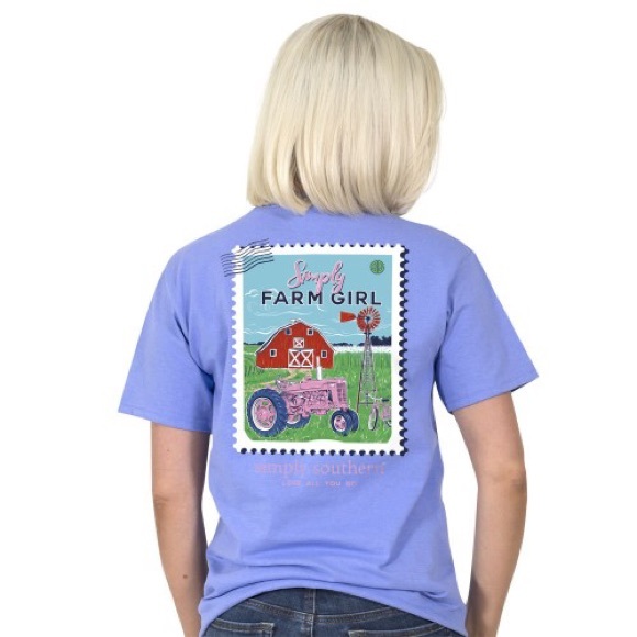 Simply Southern Tops - Simply Southern Simply Farm Girl Stamp